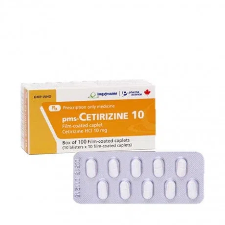 Pms-Cetirizine 10mg (Hộp 10 vỉ x 10 viên)