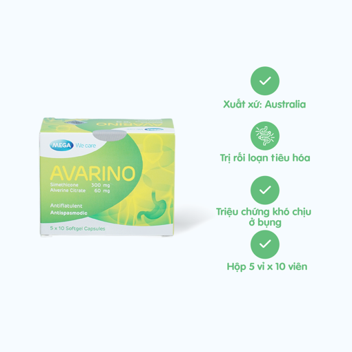 Avarino (Hộp 5 vỉ x 10 viên)