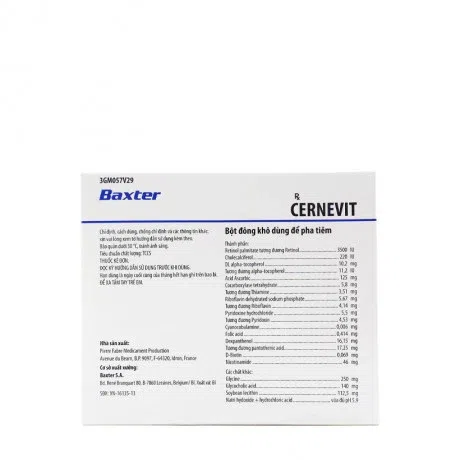 Cernevit (Hộp 10 lọ)