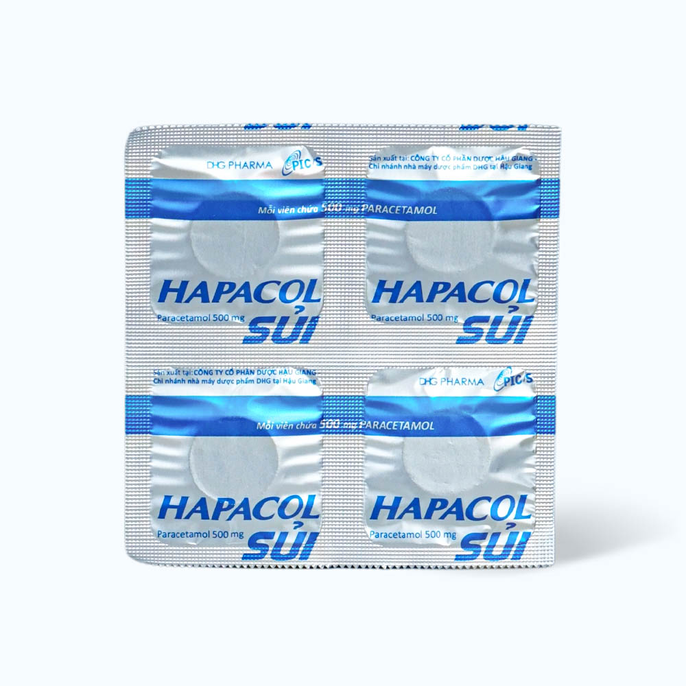 Hapacol Sủi (Hộp 4 vỉ x 4 viên)