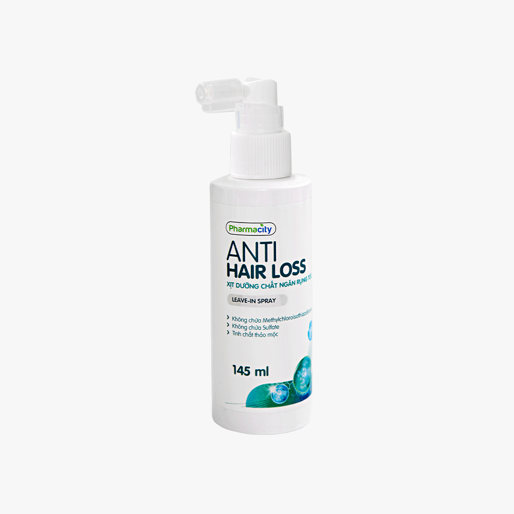 Xịt dưỡng chất ngăn rụng tóc Pharmacity Antihair Loss LeaveIn Spray