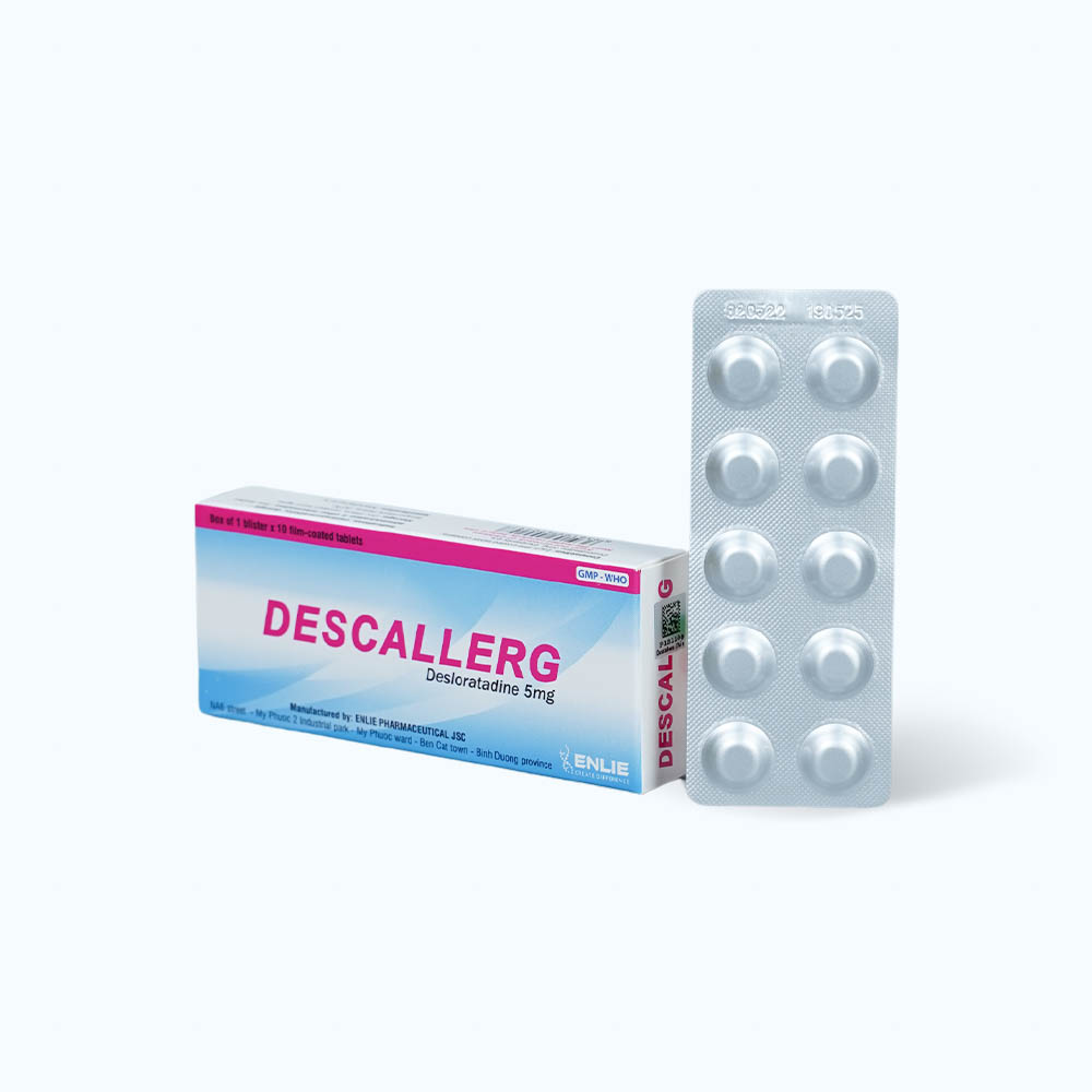 Descallerg (Hộp 1 vỉ x 10 viên)