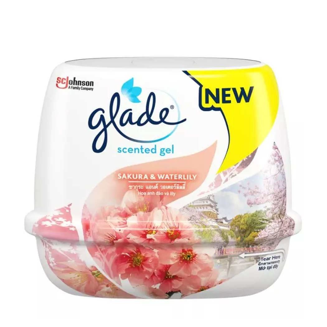 Sáp thơm Glade hoa anh đào Lily (Hộp 180g)