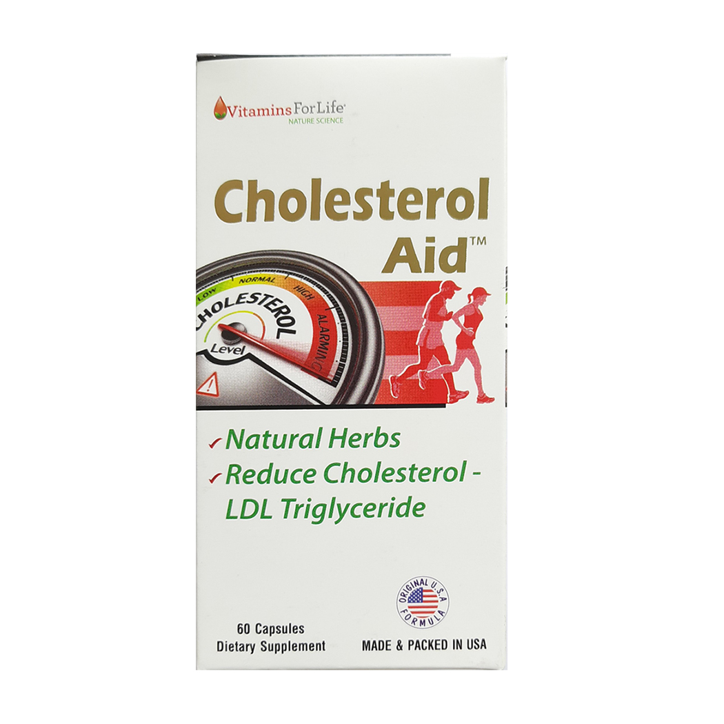 Vitamins hỗ trợ giảm mỡ máu For Life Cholesterol Aid (Hộp 60 viên)
