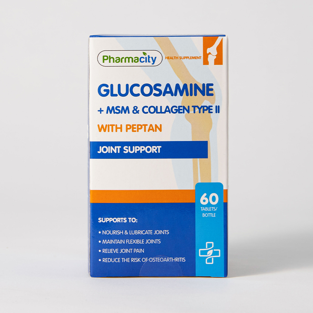 Thực phẩm bảo vệ sức khỏe Glucosamine + MSM & Collagen Type II With
