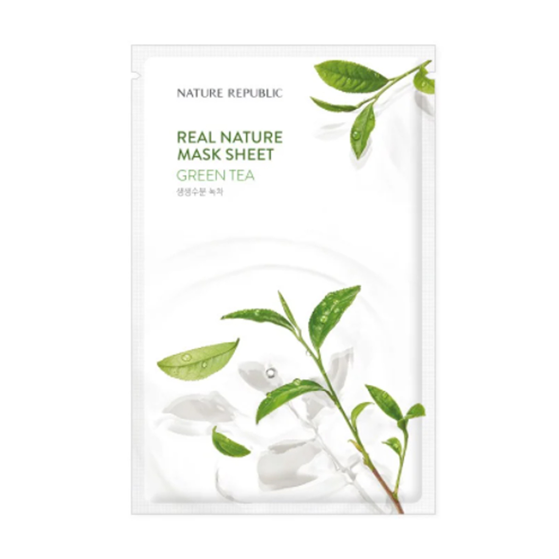 Mặt nạ giấy Real Nature Green Tea Mask Sheet Nature Republic (23ml)