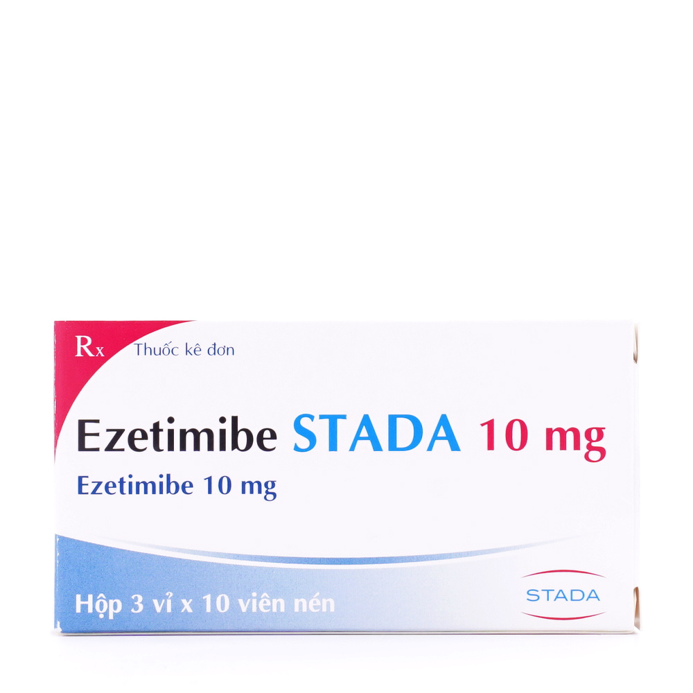 Ezetimibe STADA 10 mg (Hộp 3 x 10 viên)