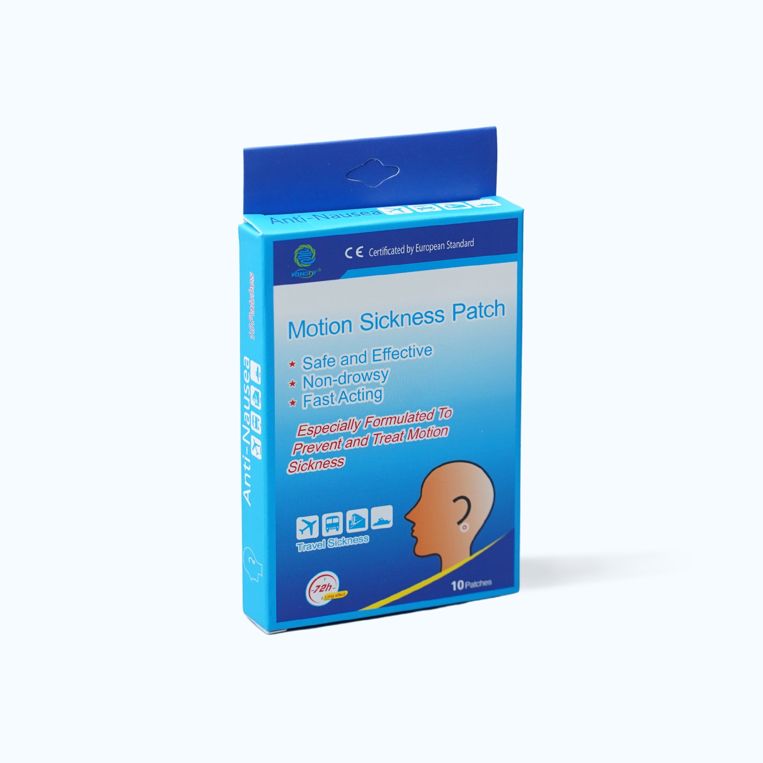 Miếng dán say tàu xe KONGDY Motion Sickness Patch giúp giảm các triệu