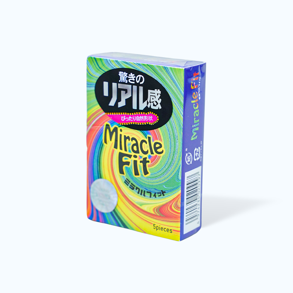 Bao cao su Sagami Miracle Fit (Hộp 5 cái)